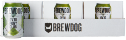 BrewDog Dead Pony Club tray met 24 blikjes van 33cl